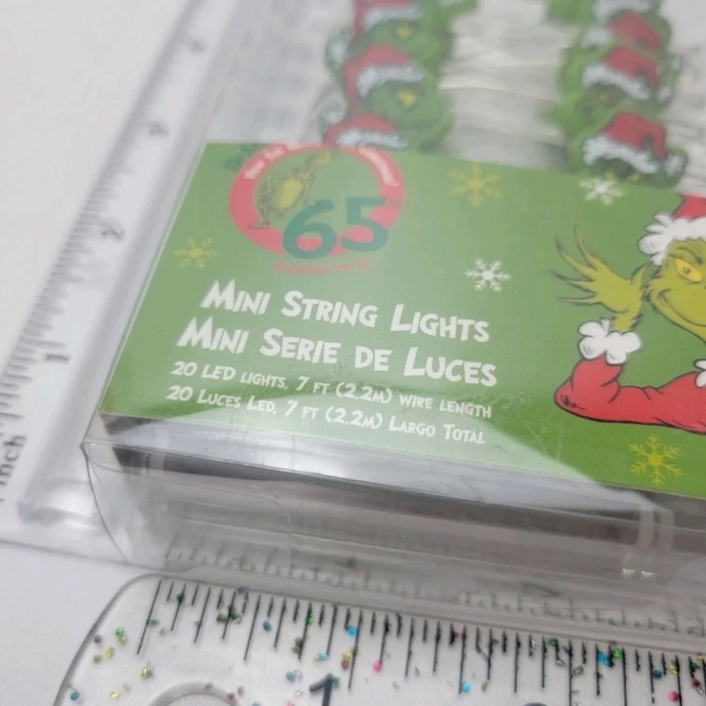 The Grinch Lights Mini String Lights 2 Packs